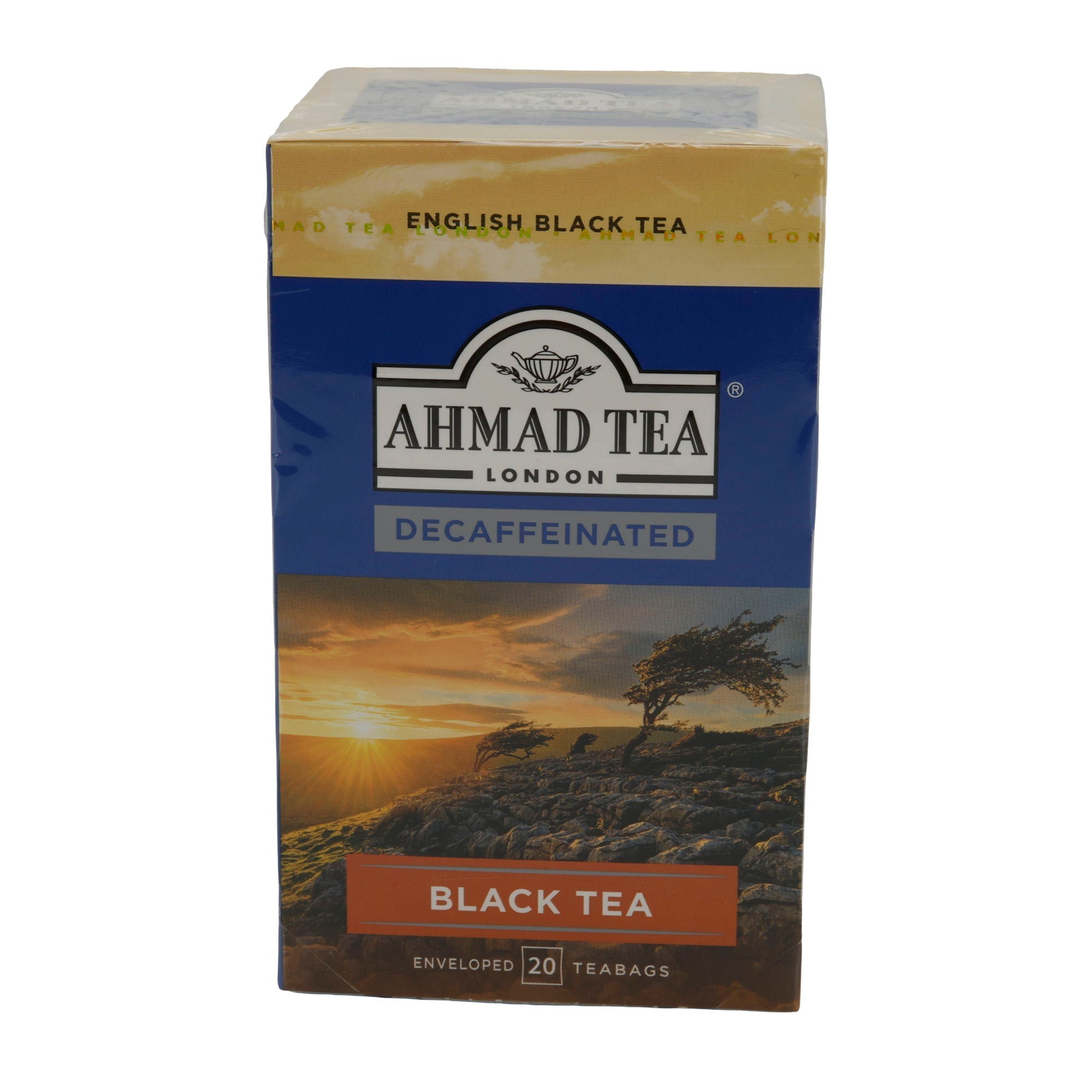 Schwarztee Ahmad Tea | Decaffeinated English Black Tea | Koffeinfrei, 20 Beutel | 40g Espido